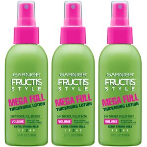 Garnier Fructis Style Mega Full Thickening Lotion 5.0 Oz 3 Count (Packaging Ma Garnier Fructis Style Mega Full Thickening Lotion 5.0 Oz 3 Count (Packaging Ma