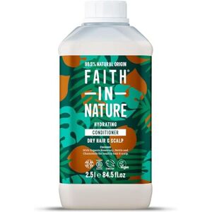 Faith In Nature Organic Coconut Conditioner, Hydrating for Dry Hair & Scalp, Veg Faith In Nature Organic Coconut Conditioner, Hydrating for Dry Hair & Scalp, Veg