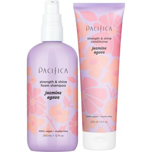 Pacifica Jasmine Agave Strengthening Shampoo & Conditioner Set - Clean Vegan Shampoo & Co Pacifica Jasmine Agave Strengthening Shampoo & Conditioner Set - Clean Vegan Shampoo & Co