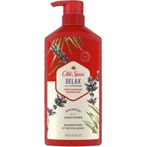 Old Spice 2 in 1 Shampoo and Conditioner Relax with Lavender Scent 21.9 Ounce Old Spice 2 in 1 Shampoo and Conditioner Relax with Lavender Scent 21.9 Ounce