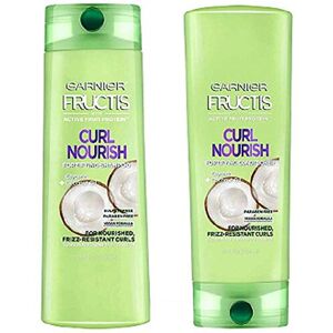 Garnier Fructis Haircare - Curl Nourish - Sulfate-Free Shampoo (12.5 FL) & Condi Garnier Fructis Haircare - Curl Nourish - Sulfate-Free Shampoo (12.5 FL) & Condi