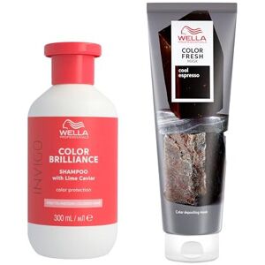 Wella Color Fresh Mask & Color Brilliance Shampoo - Cool Espresso Wella Color Fresh Mask & Color Brilliance Shampoo - Cool Espresso
