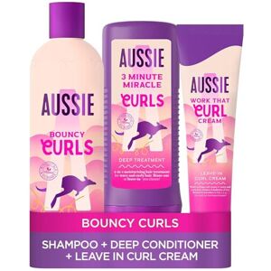 Aussie Curls Shampoo & Conditioner Set, Leave In, 300/225/160ml Aussie Curls Shampoo & Conditioner Set, Leave In, 300/225/160ml