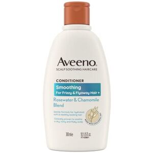 Aveeno Smoothing Rosewater and Chamomile Scalp Soothing Conditioner for Frizzy H Aveeno Smoothing Rosewater and Chamomile Scalp Soothing Conditioner for Frizzy H