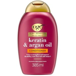 OGX Keratin and Argan Oil Anti-Frizz 5-in-1 Benefits Conditioner, Sulphate Free OGX Keratin and Argan Oil Anti-Frizz 5-in-1 Benefits Conditioner, Sulphate Free