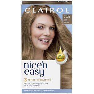 Clairol Nice'n Easy Crème, Natural Looking Oil Infused Permanent Hair Dye, 7CB C Clairol Nice'n Easy Crème, Natural Looking Oil Infused Permanent Hair Dye, 7CB C