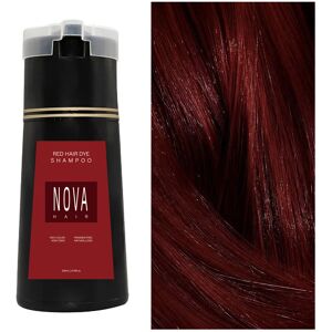 Unbranded (Red) Nova Instant Hair Dye Shampoo Treatment Cream 200ml Brown Black Purple Wom Unbranded (Red) Nova Instant Hair Dye Shampoo Treatment Cream 200ml Brown Black Purple Wom