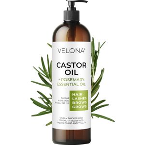 velona Castor Oil with Rosemary Oil - 8 Fl Oz Hair Growth Hair Scalp Eyela velona Castor Oil with Rosemary Oil - 8 Fl Oz Hair Growth Hair Scalp Eyela