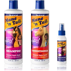 Mane 'n Tail Spirit Untamed Shampoo + Conditioner 11.02 Oz + Detangler 3.4Oz For Mane 'n Tail Spirit Untamed Shampoo + Conditioner 11.02 Oz + Detangler 3.4Oz For