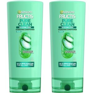 Garnier Fructis Pure Clean Hydrating Conditioner 21 Fl Oz 2 Count (Packaging M Garnier Fructis Pure Clean Hydrating Conditioner 21 Fl Oz 2 Count (Packaging M