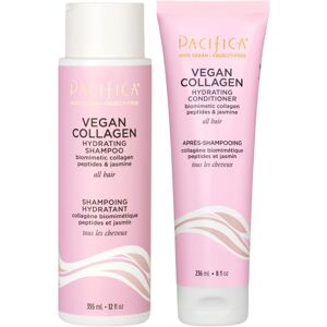 Pacifica Vegan Collagen Hydrating Shampoo & Conditioner Set - Moisturizing Hair Pacifica Vegan Collagen Hydrating Shampoo & Conditioner Set - Moisturizing Hair