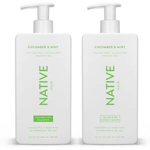 Native Shampoo and Conditioner Contain Naturally Derived Ingredients All Hair Native Shampoo and Conditioner Contain Naturally Derived Ingredients All Hair