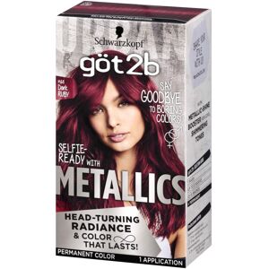 Schwarzkopf Got2b Metallics Permanent Hair Color M68 Dark Ruby Schwarzkopf Got2b Metallics Permanent Hair Color M68 Dark Ruby