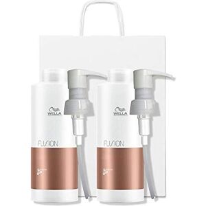 Wella Fusion Intense Repair Shampoo DUO Pack 2 x 1000ml with Pumps and Gift Bag Wella Fusion Intense Repair Shampoo DUO Pack 2 x 1000ml with Pumps and Gift Bag
