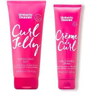 Umberto Giannini Curl Jelly Scrunching Jelly & Creme De Curl Control Cream Duo f Umberto Giannini Curl Jelly Scrunching Jelly & Creme De Curl Control Cream Duo f