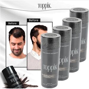 Unbranded (dark brown) 4 Pack Toppik Hair Building Fibers Dark Brown 27.5 G / 0.97 Oz Hair Unbranded (dark brown) 4 Pack Toppik Hair Building Fibers Dark Brown 27.5 G / 0.97 Oz Hair