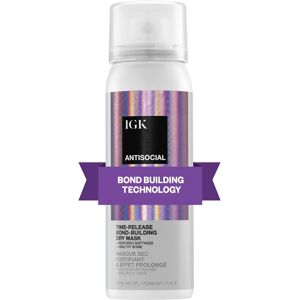 IGK ANTISOCIAL Bond-Building Dry Hair Mask Travel Repair + Soften + Shine Ve IGK ANTISOCIAL Bond-Building Dry Hair Mask Travel Repair + Soften + Shine Ve