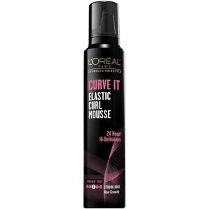 Lor? L Paris L'Oréal Paris Advanced Hairstyle CURVE IT Curl Elastic Mousse, 8.3 oz. (Packagin Lor? L Paris L'Oréal Paris Advanced Hairstyle CURVE IT Curl Elastic Mousse, 8.3 oz. (Packagin