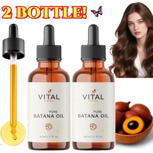 Unbranded 2pc Vital Strands 100% Organic Batana Oil for Hair Growth - All Hair Types - 60m Unbranded 2pc Vital Strands 100% Organic Batana Oil for Hair Growth - All Hair Types - 60m