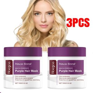 Unbranded 3x Purple Hair Mask Maca Essence Deep Nourish Hair Unbranded 3x Purple Hair Mask Maca Essence Deep Nourish Hair