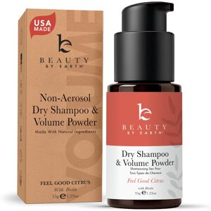 Beauty by Earth Non-Aerosol Dry Shampoo Powder - Volumizing Non Toxic with Bioti Beauty by Earth Non-Aerosol Dry Shampoo Powder - Volumizing Non Toxic with Bioti