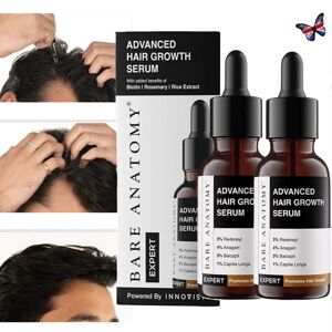Unbranded 2X Bare Anatomy Advanced Hair Growth Serum - 30ml Unbranded 2X Bare Anatomy Advanced Hair Growth Serum - 30ml