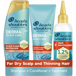 Head & Shoulders Anti-Dandruff DermaX Pro Shampoo and Conditioner Set with Hair Head & Shoulders Anti-Dandruff DermaX Pro Shampoo and Conditioner Set with Hair