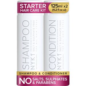 NYK1 Sulphate Free Hair Shampoo And Conditioner (Starter Set - 125ml x2) Sulfate NYK1 Sulphate Free Hair Shampoo And Conditioner (Starter Set - 125ml x2) Sulfate