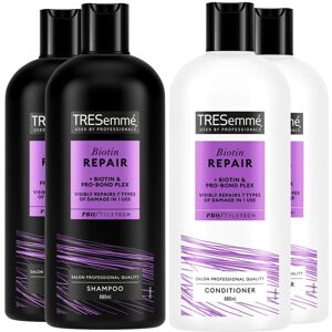TRESemmé (Biotin Repair 2) Tresemme Shampoo & Conditioner Set 680ml with Vitamins B, C & TRESemmé (Biotin Repair 2) Tresemme Shampoo & Conditioner Set 680ml with Vitamins B, C &