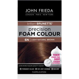 John Frieda Precision Foam Color Light Natural Brown 6N Full-coverage Hair Col John Frieda Precision Foam Color Light Natural Brown 6N Full-coverage Hair Col