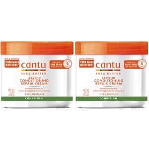 Cantu Leave-In Conditioning Repair Cream with Shea Butter 16 oz (Pack of 2) (Pa Cantu Leave-In Conditioning Repair Cream with Shea Butter 16 oz (Pack of 2) (Pa