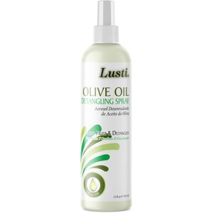 Lusti Organics Lusti Olive Oil Detangling Spray 12 fl oz - Anti-Frizz - Strengthen Damaged Hai Lusti Organics Lusti Olive Oil Detangling Spray 12 fl oz - Anti-Frizz - Strengthen Damaged Hai