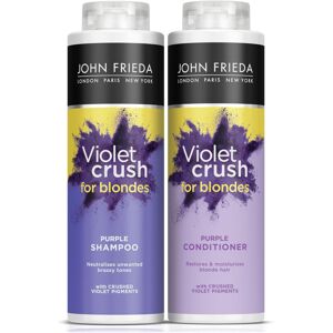 John Frieda Violet Crush Neutralising + Tone Correcting Shampoo + Conditioner Se John Frieda Violet Crush Neutralising + Tone Correcting Shampoo + Conditioner Se