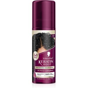 Schwarzkopf Keratin Color Root Temporary Hair Color Spray, Black - Ammonia-Free, Schwarzkopf Keratin Color Root Temporary Hair Color Spray, Black - Ammonia-Free,