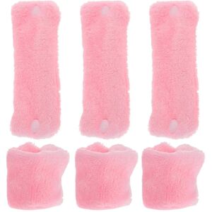 Unbranded Set of 6 heatless coral fleece hair rollers for curly and wavy hair Unbranded Set of 6 heatless coral fleece hair rollers for curly and wavy hair