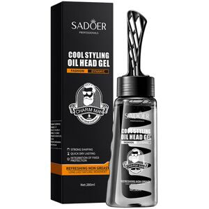 Unbranded (280ml) Men's Styling Oil Head Gel SADOER Natural Fluffy Fragrance Hair Wax Unbranded (280ml) Men's Styling Oil Head Gel SADOER Natural Fluffy Fragrance Hair Wax