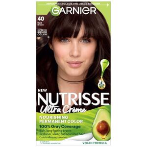 Garnier Hair Color Nutrisse Nourishing Creme 40 Dark Brown (Dark Chocolate) Perm Garnier Hair Color Nutrisse Nourishing Creme 40 Dark Brown (Dark Chocolate) Perm