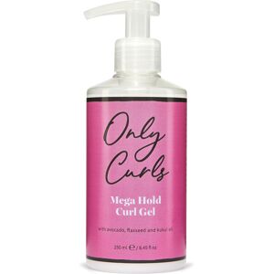 Only Curls Mega Hold Curl Gel, 250ml, Curly Hair Product, Curl Definer & Frizz-C Only Curls Mega Hold Curl Gel, 250ml, Curly Hair Product, Curl Definer & Frizz-C
