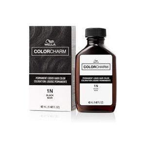 (Single) Wella Color Charm Permanent Liquid Hair Color 1N Black (Single) Wella Color Charm Permanent Liquid Hair Color 1N Black