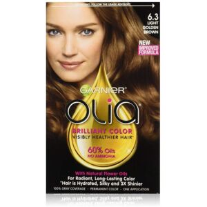 Garnier Olia Oil Powered Permanent Hair Color, 6.3 Light Golden Brown, 1 kit Garnier Olia Oil Powered Permanent Hair Color, 6.3 Light Golden Brown, 1 kit
