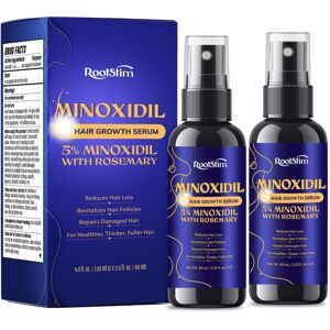 Unbranded 5% Minoxidil Hair Growth Serum for Men and Women, 2Pack Extra Strength Hair Loss Unbranded 5% Minoxidil Hair Growth Serum for Men and Women, 2Pack Extra Strength Hair Loss