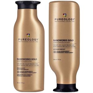 Pureology Nanoworks Gold Shampoo 266ml and Conditioner 266ml Duo Pureology Nanoworks Gold Shampoo 266ml and Conditioner 266ml Duo