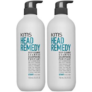 KMS HeadRemedy Deep Cleanse Shampoo 750ml Double KMS HeadRemedy Deep Cleanse Shampoo 750ml Double