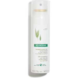 Klorane Dry Shampoo with Oat Milk, Ultra-Gentle, All Hair Types, No White Residu Klorane Dry Shampoo with Oat Milk, Ultra-Gentle, All Hair Types, No White Residu