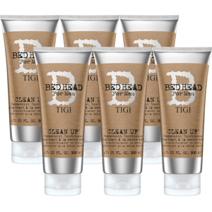 6 x 200ml TIGI Bed Head for Men Clean Up Peppermint Hair Conditioner 6 x 200ml TIGI Bed Head for Men Clean Up Peppermint Hair Conditioner