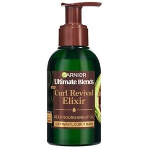 6 x Garnier Ultimate Blends Avocado Oil & Shea Butter Curl Revival Elixir 120ml 6 x Garnier Ultimate Blends Avocado Oil & Shea Butter Curl Revival Elixir 120ml