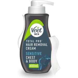 Veet Men Hair Removal Cream 400ml - Hydrating Chest & Body Remover for Smooth, C Veet Men Hair Removal Cream 400ml - Hydrating Chest & Body Remover for Smooth, C