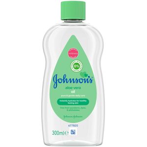 Johnson's Baby Johnson's Aloe Vera Baby Oil 300ml – Leaves Skin Soft and Smooth – Ideal for Del Johnson's Baby Johnson's Aloe Vera Baby Oil 300ml – Leaves Skin Soft and Smooth – Ideal for Del