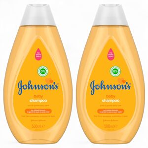Johnson's Baby SHAMPOO, Pure and Gentle Daily Care Yellow, 2 x 500ML Johnson's Baby SHAMPOO, Pure and Gentle Daily Care Yellow, 2 x 500ML