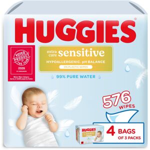 Huggies Extra Care Sensitive Baby Wipes - 12 Pack (576 Wipes) – Plastic Free Wet Huggies Extra Care Sensitive Baby Wipes - 12 Pack (576 Wipes) – Plastic Free Wet